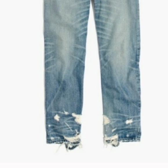 Madewell Rivet & Thread High Rise Slim Boyjeans - Picture 2 of 7